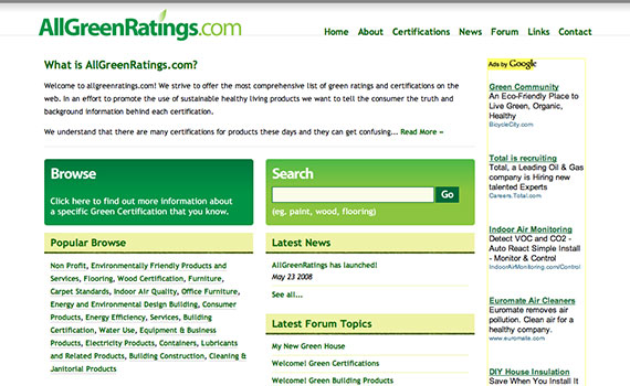 AllGreenRatings.com